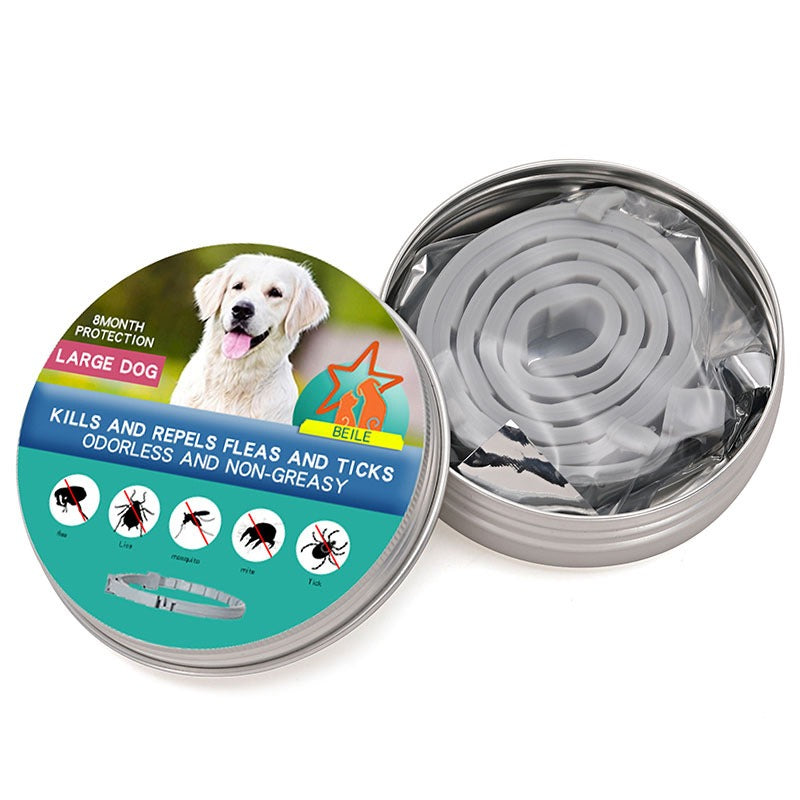 Flea, Tick & Mite Collar for Cats and Dogs – Up to 8 Months Protection