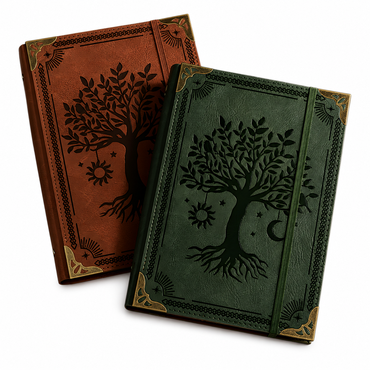 Vintage Loose Leaf Notebook – A5 Refillable Journal & Writing Notebook