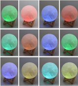3D Moon Lamp with Stand - image 2