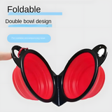 Folding Double Pet Travel Bowl - image 2