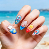 3D Ocean Press-On Nails - image 2