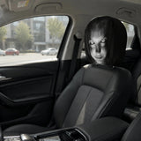 Horror Monster Face Car Headrest Cover – Stretchy Universal Seat Accessory