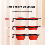 Folding Double Pet Travel Bowl - image 4