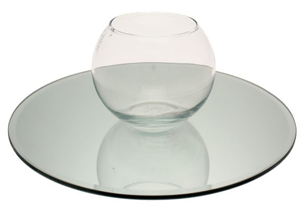 Round Mirror Display Plate 20cm