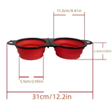 Folding Double Pet Travel Bowl - image 5