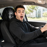 Horror Monster Face Car Headrest Cover – Stretchy Universal Seat Accessory