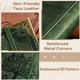 Vintage Loose Leaf Notebook – A5 Refillable Journal & Writing Notebook