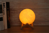 3D Moon Lamp with Stand - image 1