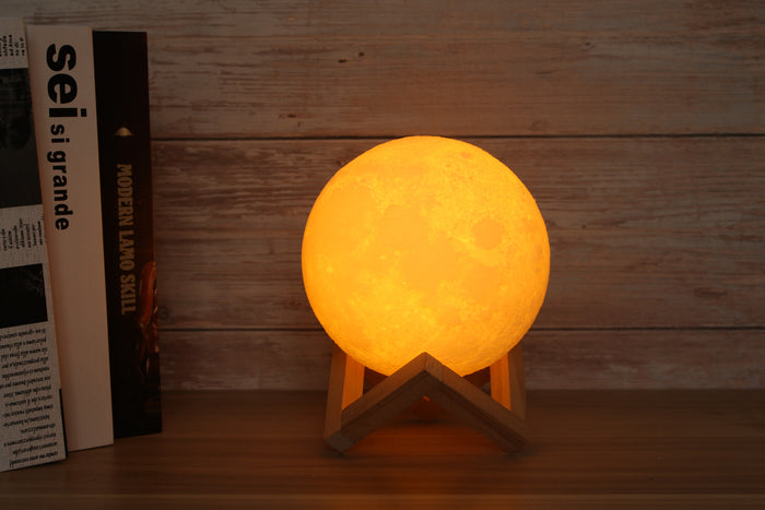 3D Moon Lamp with Stand
