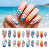 3D Ocean Press-On Nails - image 6