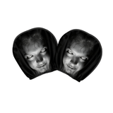 Horror Monster Face Car Headrest Cover – Stretchy Universal Seat Accessory