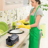 3-in-1 Dual Soap Dispenser with Sponge Holder - image 7