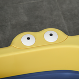 Foldable Baby Bathtub with Stool - Yellow - image 9