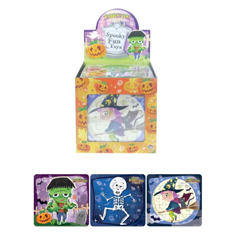 Halloween Mini Jigsaw Puzzles 13cm x 12cm – Assorted Designs