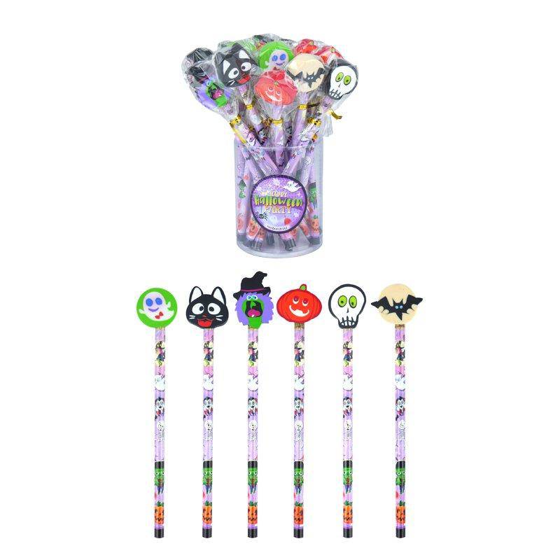 Halloween Themed Eraser Rubber Topped Pencil – Assorted Designs