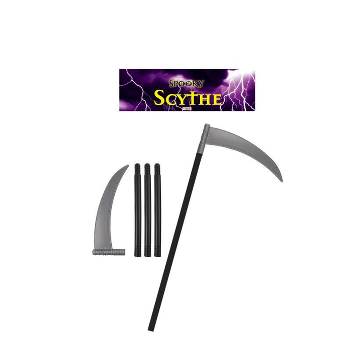 Halloween Festive Scythe 110cm – Scary Devil-Themed Party Prop