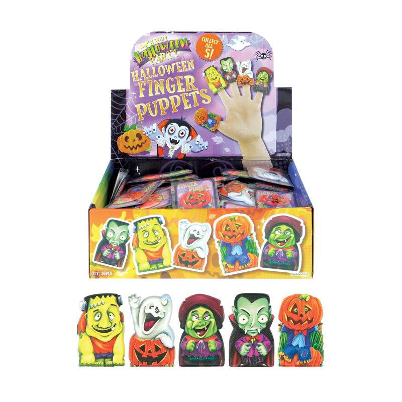 Halloween Finger Puppet 5 x 3cm – Assorted Designs Random Sent