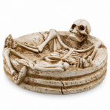 Skeleton Ashtray – Gothic Skull Resin Ashtray for Halloween Décor