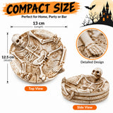 Skeleton Ashtray – Gothic Skull Resin Ashtray for Halloween Décor