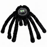 Halloween Squeaky Spider Dog Toy – Plush Crinkle Legs Pet Toy