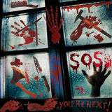 Halloween Bloody Handprint Window Stickers – 12 Sheets Horror & Spooky Decorations