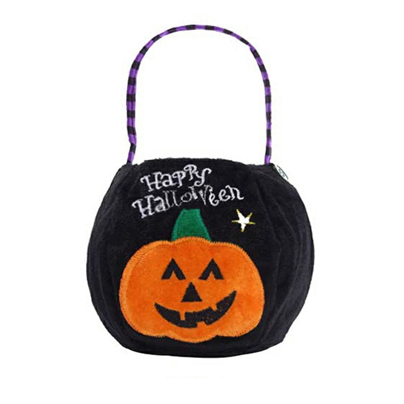 Halloween Black Pumpkin Trick or Treat Bag – Non-Woven Candy & Treat Bag
