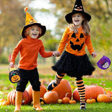 Halloween Black Pumpkin Trick or Treat Bag – Non-Woven Candy & Treat Bag