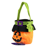 Halloween Pumpkin Candy Bags – Smiley Pumpkin Trick or Treat Tote Bags for Kids