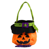 Halloween Pumpkin Candy Bags – Smiley Pumpkin Trick or Treat Tote Bags for Kids