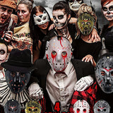 White Horror Costume Mask – Halloween Cosplay, Masquerade & Party Prop
