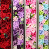 Lavender Rose & Carnation Extra-Long Soap Flower Gift Box - image 4