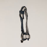 PAW - XS (2-4Kg) Dog Step-in Guardian Harness with Reflective Mesh - Rock Grey - Black Obsidian Charm