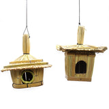Small Square Seagrass Bird Box 18x13cm - image 2