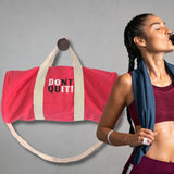 Don't Quit Gym Bag - Cherry Pink - image 3