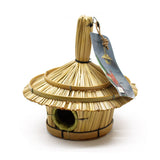 Small Round Seagrass Bird Box 17x17cm - image 4