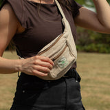Cotton Hemp Belt Bag - Natural - image 9