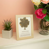 Pyrite Tree of Life Gemstone Picture 20cm - image 2