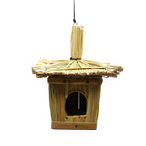Small Square Seagrass Bird Box 18x13cm - image 4
