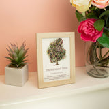 Tourmaline Tree of Life Gemstone Picture 20cm - image 2