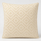 Classic Neutral Geo Cream Cushion Cover 60x60cm – Jumbo Cotton Cushion Cover