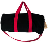 Don't Quit Gym Bag - Black - Cherry Pink Handle - image 1