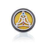 Pewter Yoga Chakra Car Aromatherapy Diffuser Kit 30mm - image 3