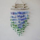 Blue & Green Recycled Glass Wind Chime - image 5