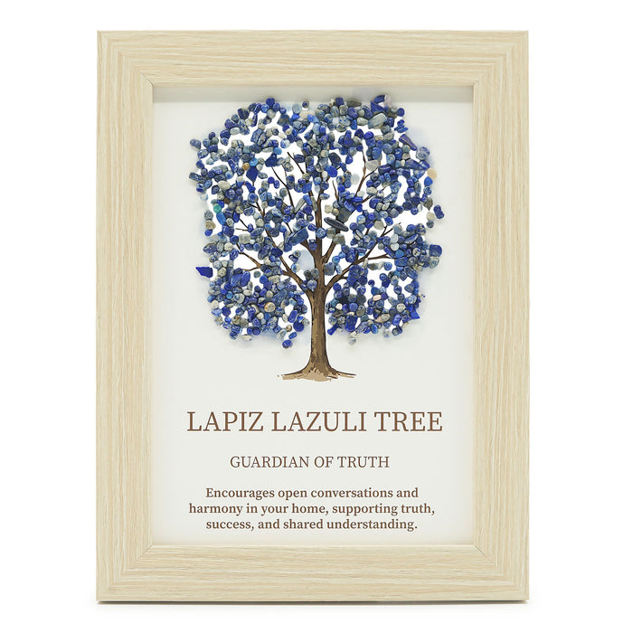 Lapis Lazuli Tree of Life Gemstone Picture 20cm