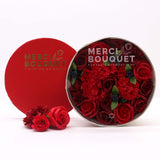 Classic Red Roses Round Soap Flower Gift Box - image 3