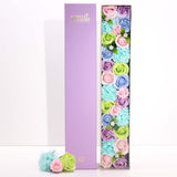 Baby Blessings Extra-Long Soap Flower Gift Box - Blue - image 1