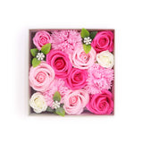 Baby Blessings Square Soap Flower Gift Box - Pink - image 4