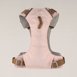 PAW - S (4-8Kg) Dog Step-in Guardian Harness with Reflective Mesh - Soft Pink - Rose Quartz Charm