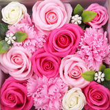Baby Blessings Square Soap Flower Gift Box - Pink - image 2