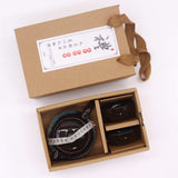 Herbal Black Glaze Teapot Set with Two Cups